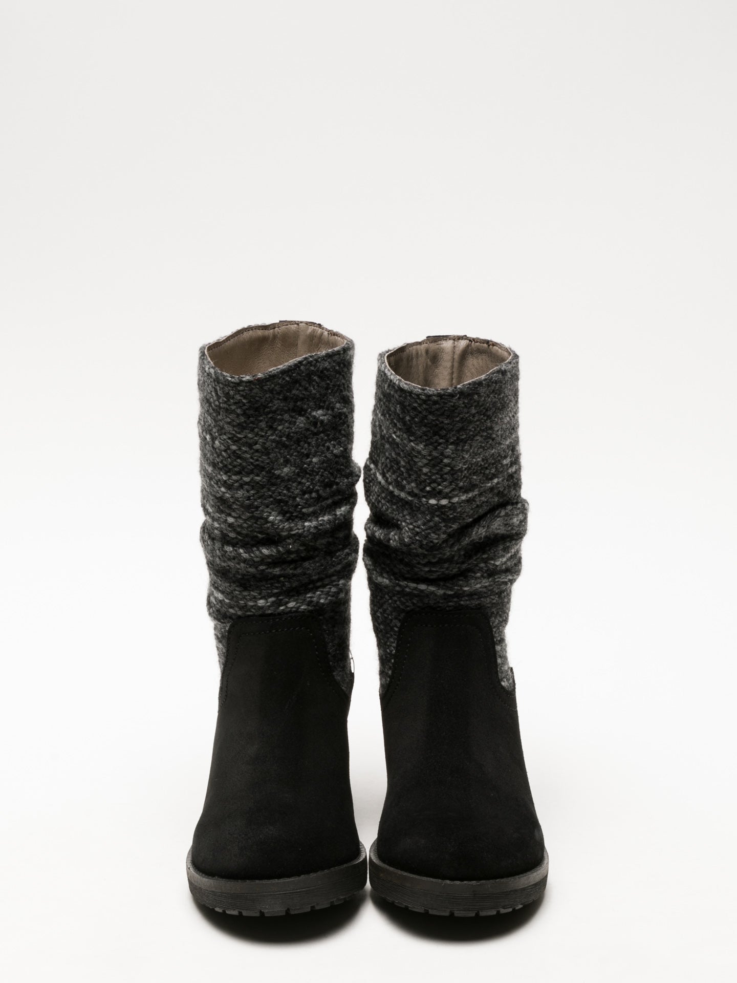 Foreva Black Round Toe Boots